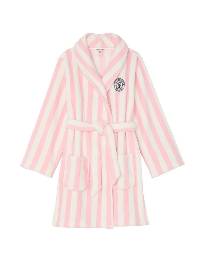 Короткий теплий халат Short Cozy Robe Victoria's Secret