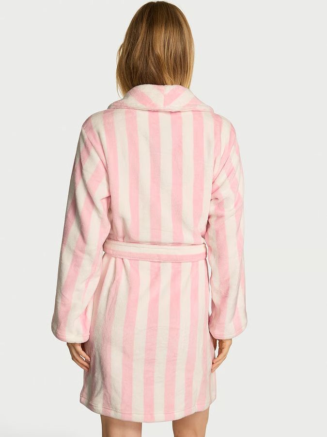 Короткий теплый халат Short Cozy Robe Victoria's Secret