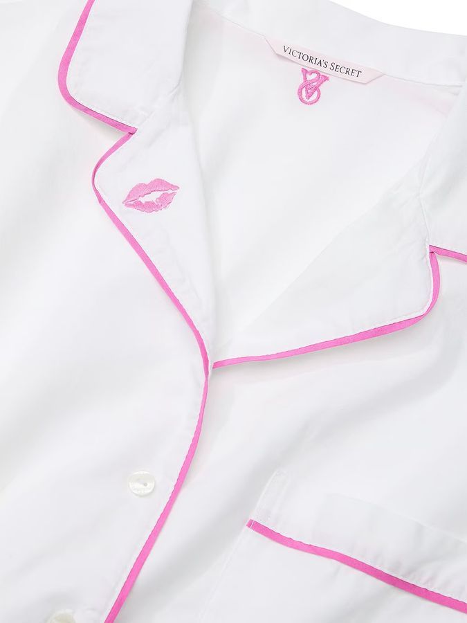 Хлопковая пижама с шортами Heritage Cotton Short PjSet Victoria's Secret