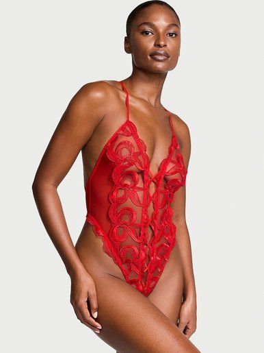 Боди без чашечек Tied-with-a-Bow Very Sexy Victoria's Secret