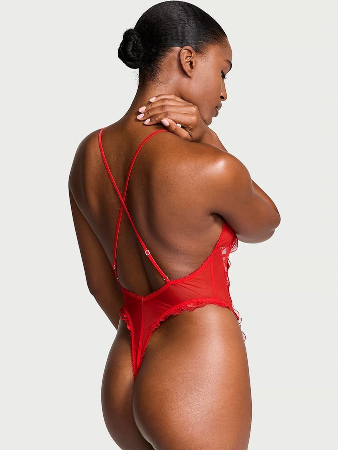 Боди без чашечек Tied-with-a-Bow Very Sexy Victoria's Secret