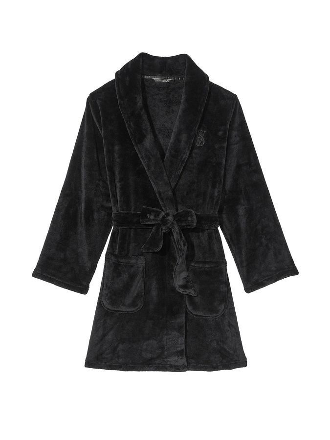 Короткий теплий халат Short Cozy Robe Victoria's Secret
