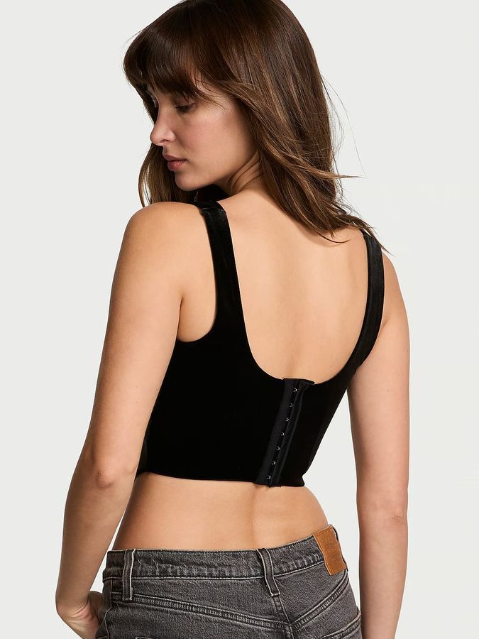 Корсет топ Starstruck Shine Velvet Victoria's Secret