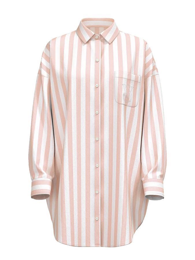 Хлопковая ночная рубашка Modal-Cotton Sleepshirt Victoria's Secret