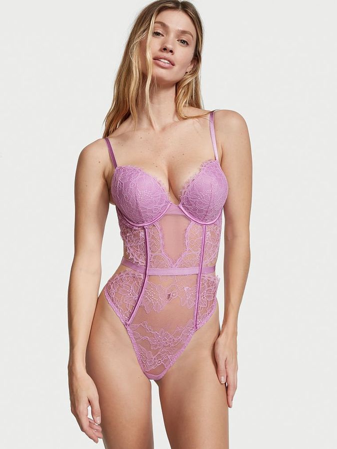 Кружевное боди двойной пуш-ап Bombshell Teddy Very Sexy Victoria's Secret