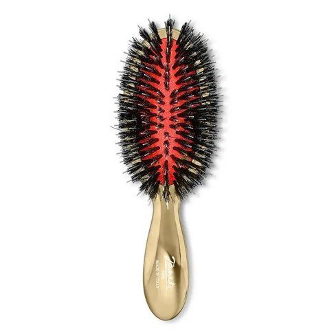 Средняя щетка для волос смешанной щетины Gold Line Pneumatic Hairbrush Medium Janeke