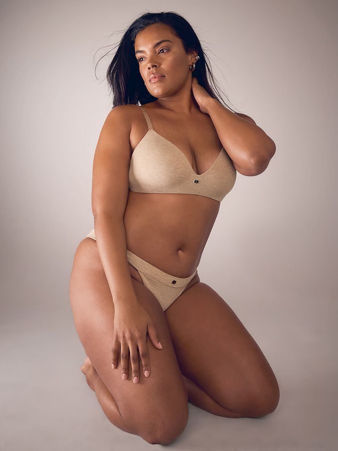 Бюстгальтер деми Cotton Logo The T-shirt Victoria's Secret