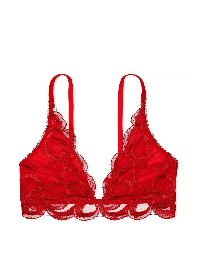 Бюстгальтер бралет Tied-with-a-Bow Embroidery Victoria's Secret