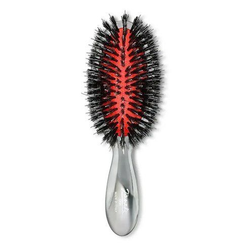 Средняя щетка для волос смешанной щетины Chromium Line Pneumatic Hairbrush Medium Janeke