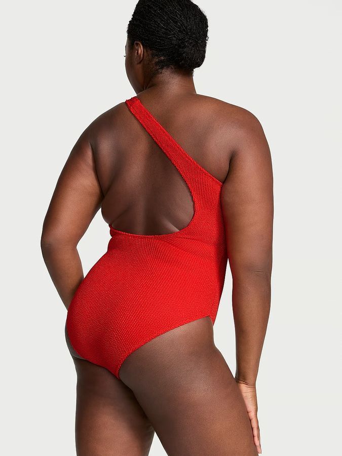 Сдельный купальник Crinkle One-Shoulder Victoria's Secret