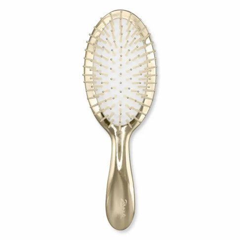 Большая массажная щетка для волос Janeke Gold Line Pneumatic Hairbrush With Metallic Pins Large Janeke
