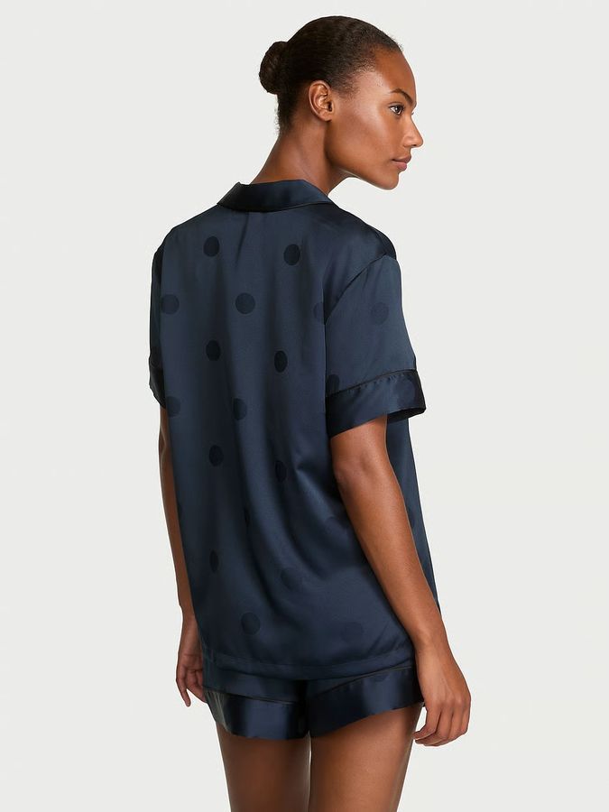 Атласна піжама з шортами Glazed Satin Short PjSet Victoria's Secret