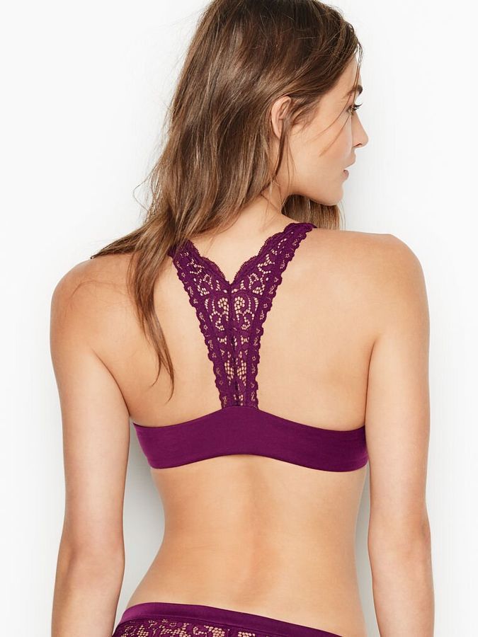 Бюстгальтер Деми с кружевом Body by Victoria Victoria's Secret