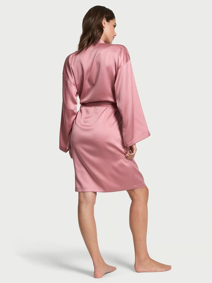 Атласный халат Satin Midi Robe Victoria's Secret