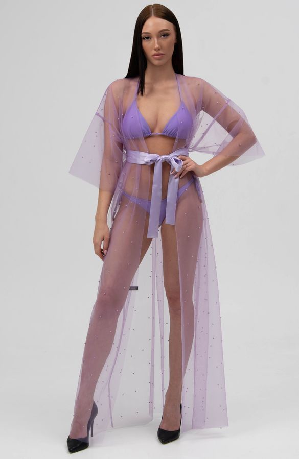 Шифоновая длинная туника для пляжа SS Secret Shop