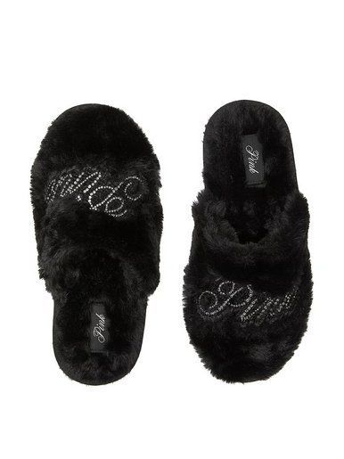 Тапочки Faux Fur Slippers PINK
