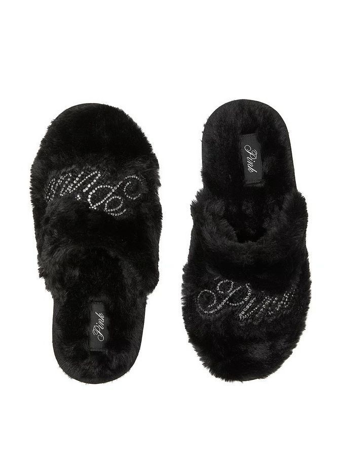 Тапочки Faux Fur Slippers PINK