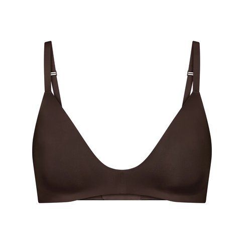 Бесшовный бюсгальтер деми без косточек T-SHIRT SKIMS