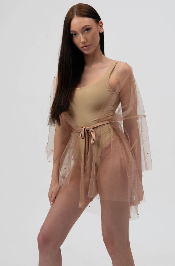 Шифоновая короткая туника для пляжа SS Secret Shop