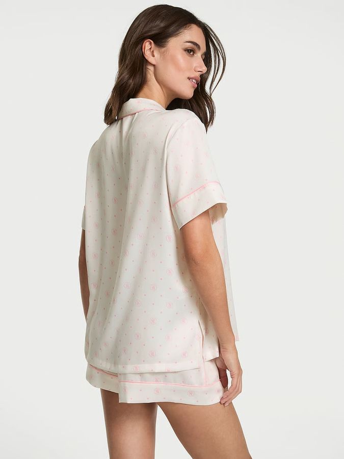 Атласная пижама с шортами Glazed Satin Short PjS Victoria's Secret