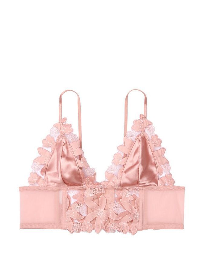 Бюстье Floral Embroidered Bralette Luxe Lingerie Victoria's Secret