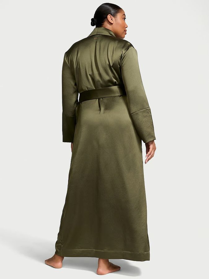 Длинный атласный халат Luxe Satin Long Robe Victoria's Secret