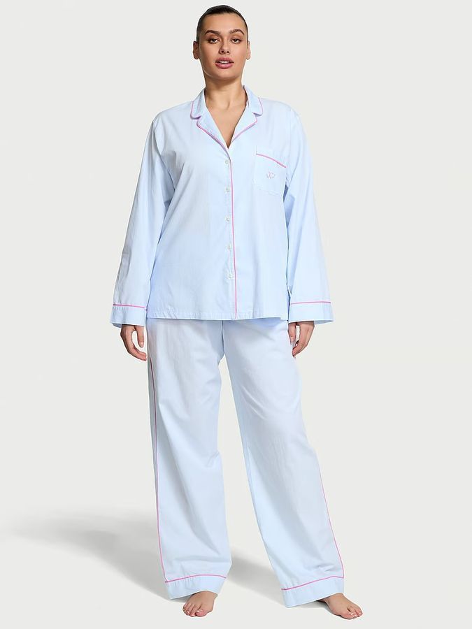 Бавовняна піжама з штанами Heritage Cotton Long PjSet Victoria's Secret