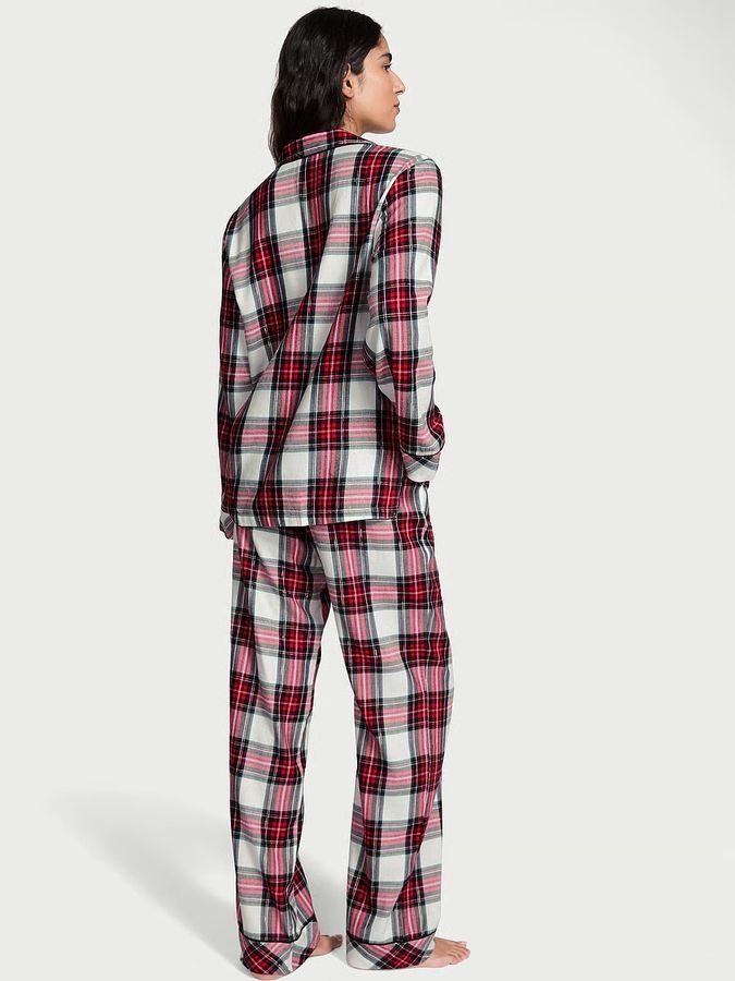 Піжама з штанами Flannel Long PJ Set Victoria's Secret