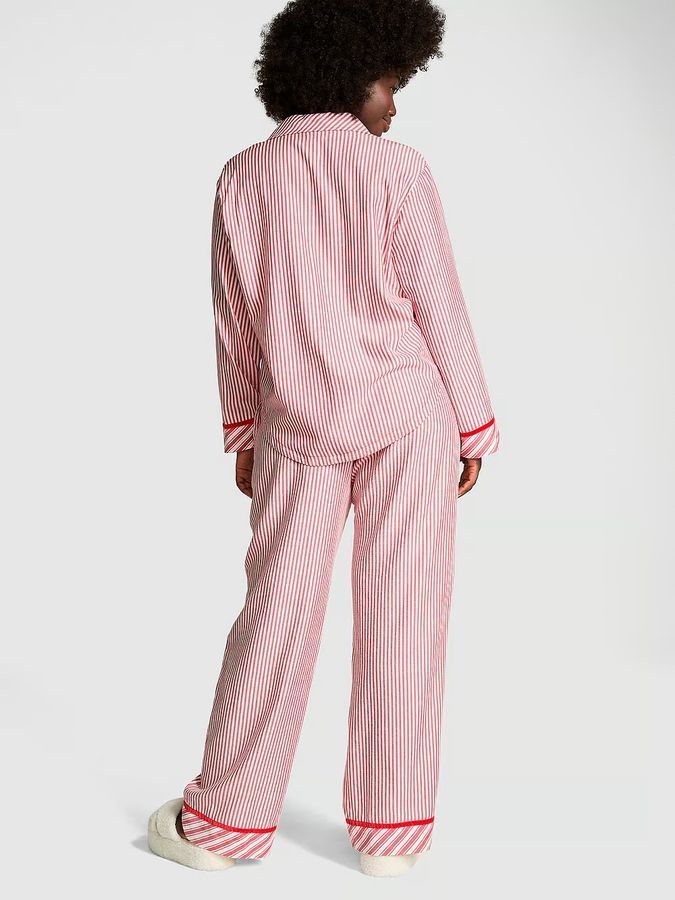 Пижама с штанами Flannel Long PJ Set PINK