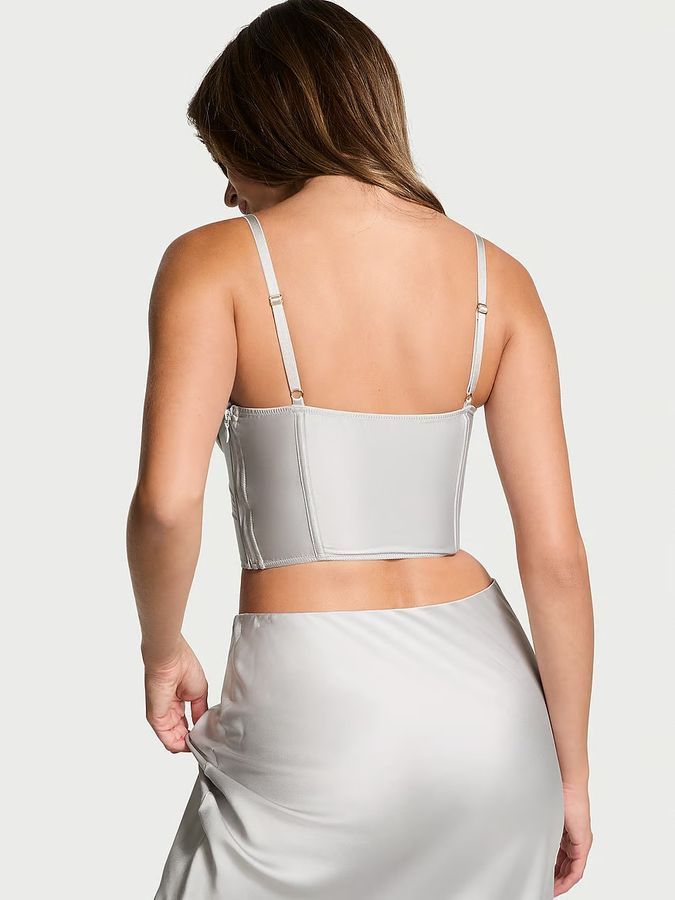 Топ корсет Satin Draped Very Sexy PINK