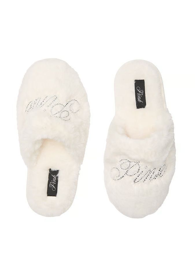 Тапочки Faux Fur Slippers PINK