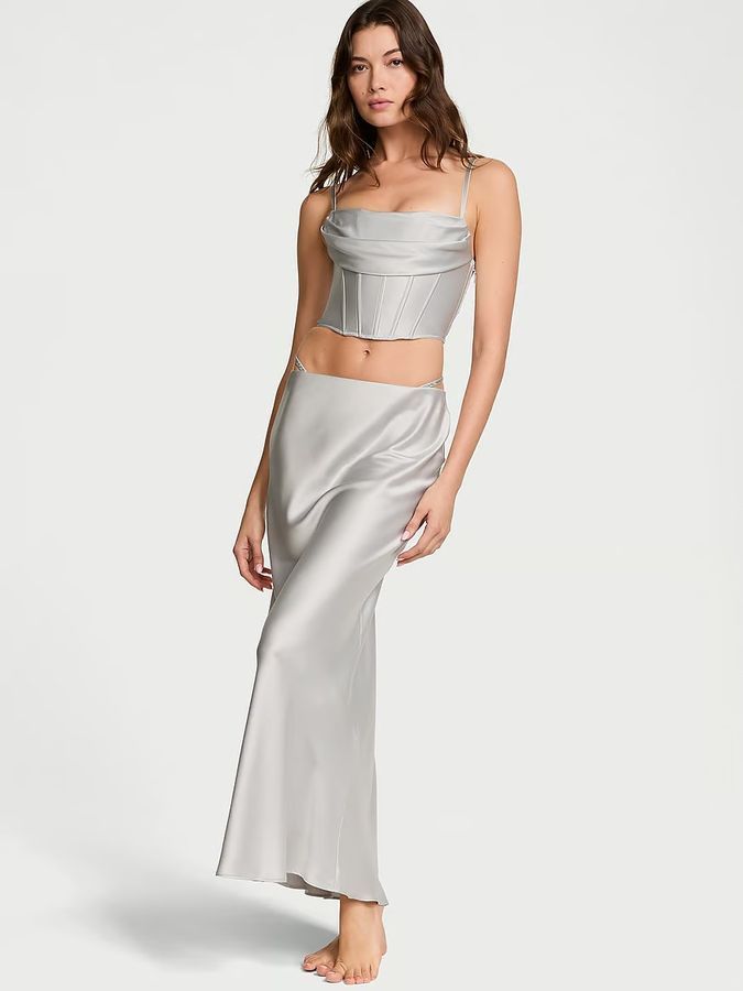 Топ корсет Satin Draped Very Sexy PINK