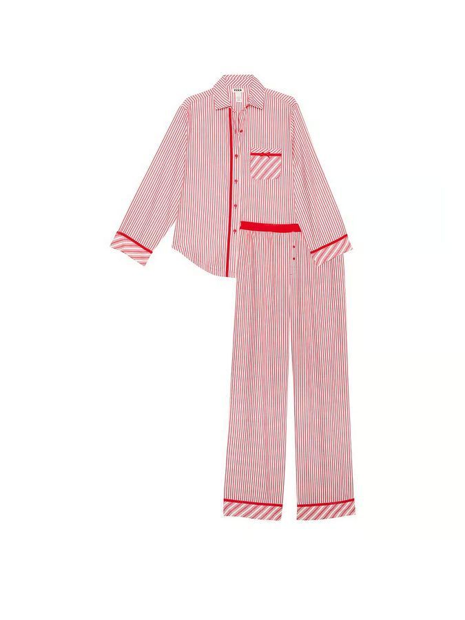 Пижама с штанами Flannel Long PJ Set PINK