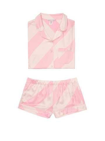 Атласная пижама с шортами Afterhours Boxer Victoria's Secret