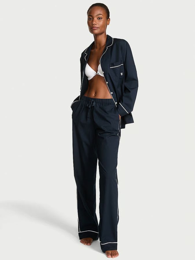 Бавовняна піжама з штанами Heritage Cotton Long PjSet Victoria's Secret