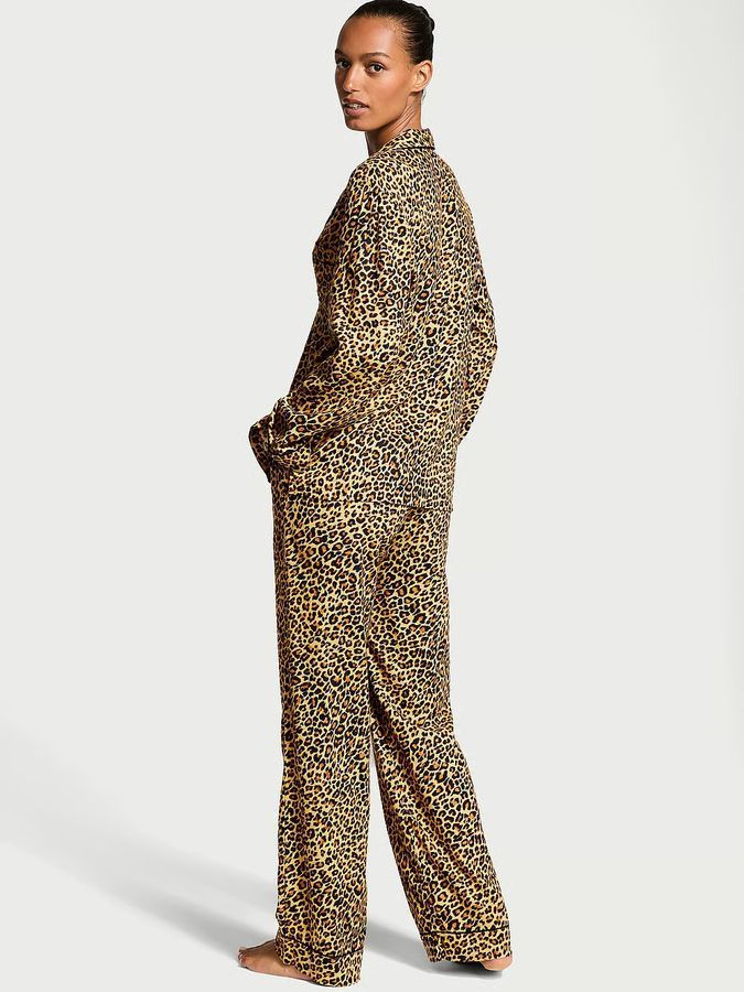 Пижама с штанами Flannel Long PJ Set Victoria's Secret