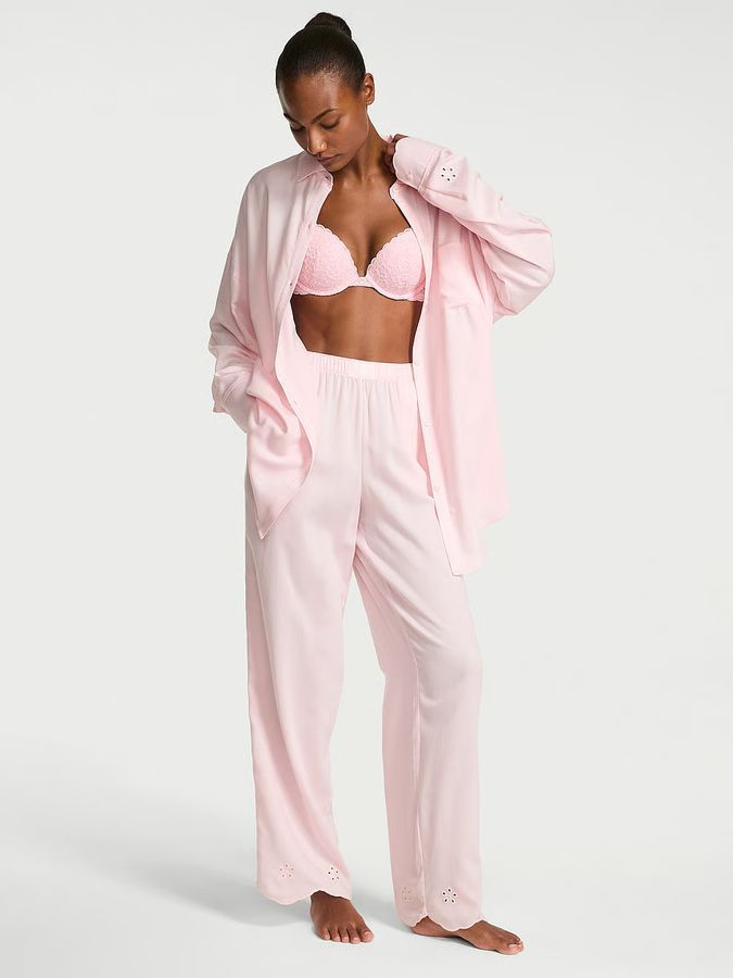 Пижама с штанами Modal-Cotton Eyelet PJ Set Victoria's Secret