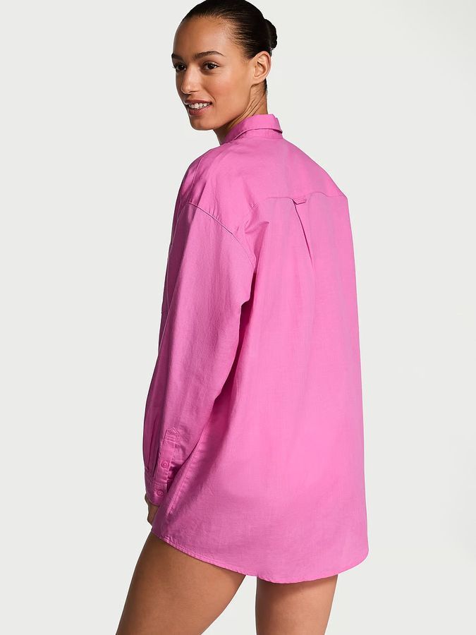 Рубашка Boyfriend Shirt Dress Victoria's Secret