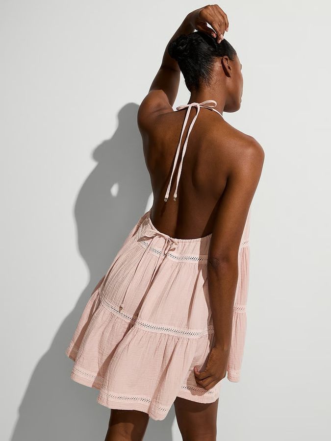 Пляжное мини платье Cotton Beachwear Victoria's Secret