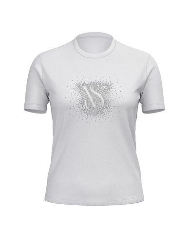 Хлопковая футболка 100% Cotton Perfect Tee Victoria's Secret