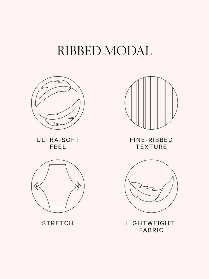 Трикотажный пеньюар Luxe Ribbed Modal Victoria's Secret