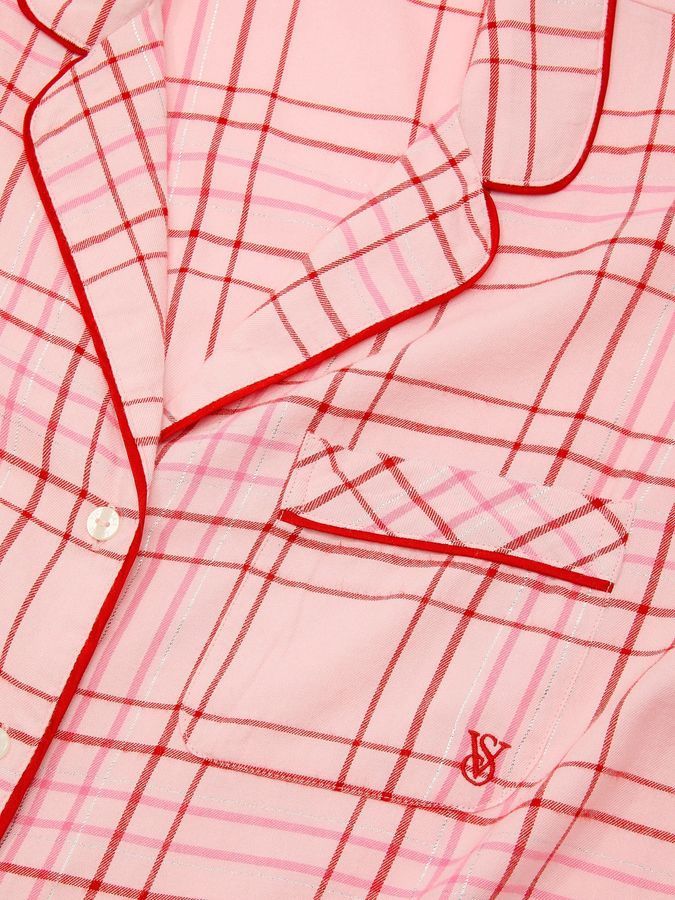 Піжама з штанами Flannel Long PJ Set Victoria's Secret