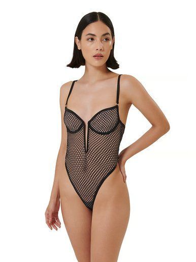 Боди с чашечками Mina Wired BodySuit Bluebella
