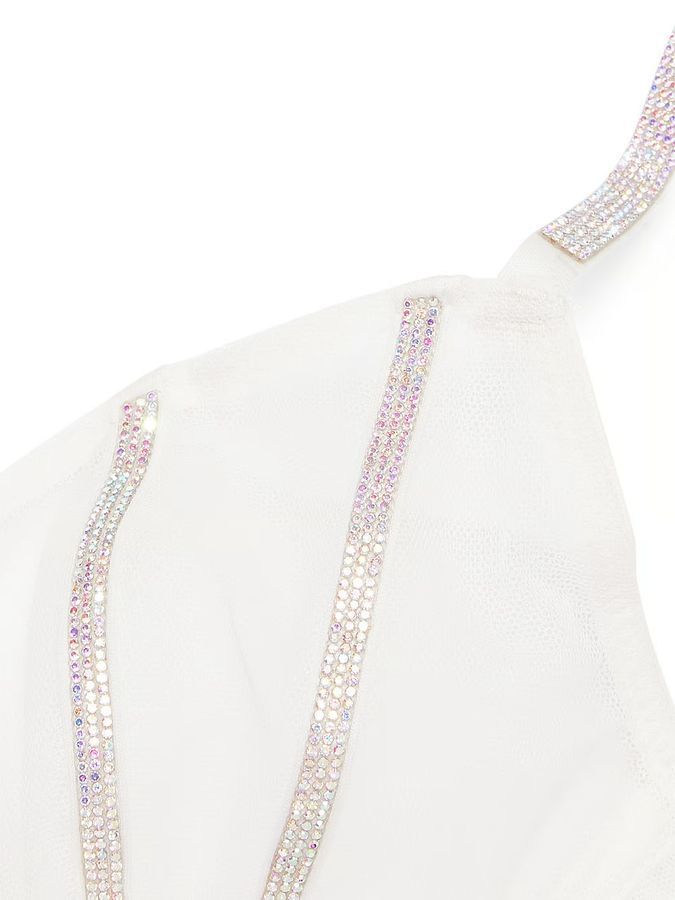 Комплект Бюстгальтер деми & Трусики тонги Sheer Shine Very Sexy Victoria's Secret