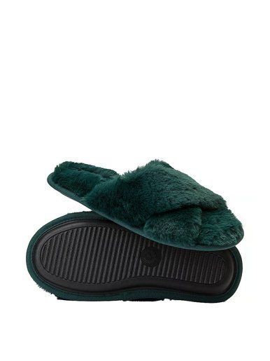 Тапочки Faux Fur Slides PINK