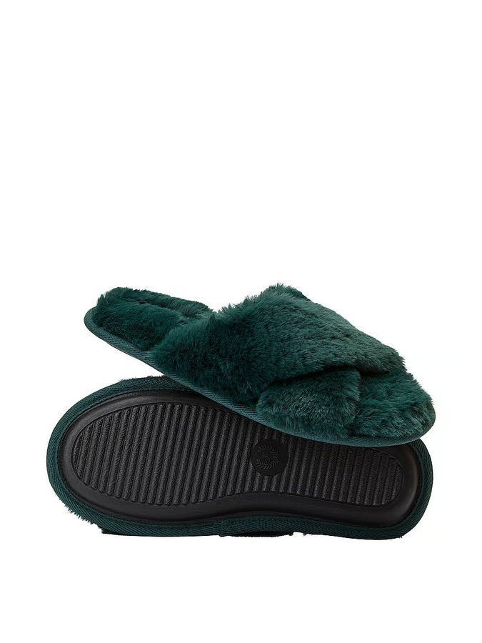 Тапочки Faux Fur Slides PINK