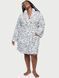 Короткий теплый халат Logo Short Cozy Robe Victoria's Secret - 4
