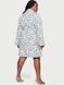 Короткий теплый халат Logo Short Cozy Robe Victoria's Secret - 5