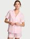 Хлопковая пижама с шортами Heritage Cotton Short PjSet Victoria's Secret - 1