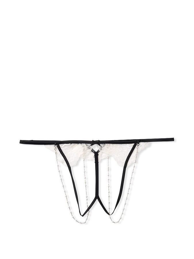 Трусики стринги Pearl Lace Dream Angels Victoria's Secret